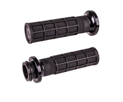 ODI V-Twin Lock-on™ Hart-Luck Signature Full-Waffle Grip Sada (Throttle By Wire)- Harley Davidson 2008-