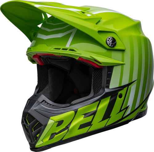 BELL Moto-9S Flex Přilba - Sprint Matná/Lesklá Zelená/Černá