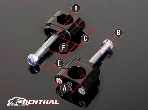 RENTHAL Fatbar/Twinwall Ø28,6mm Bar Mounts Yamaha