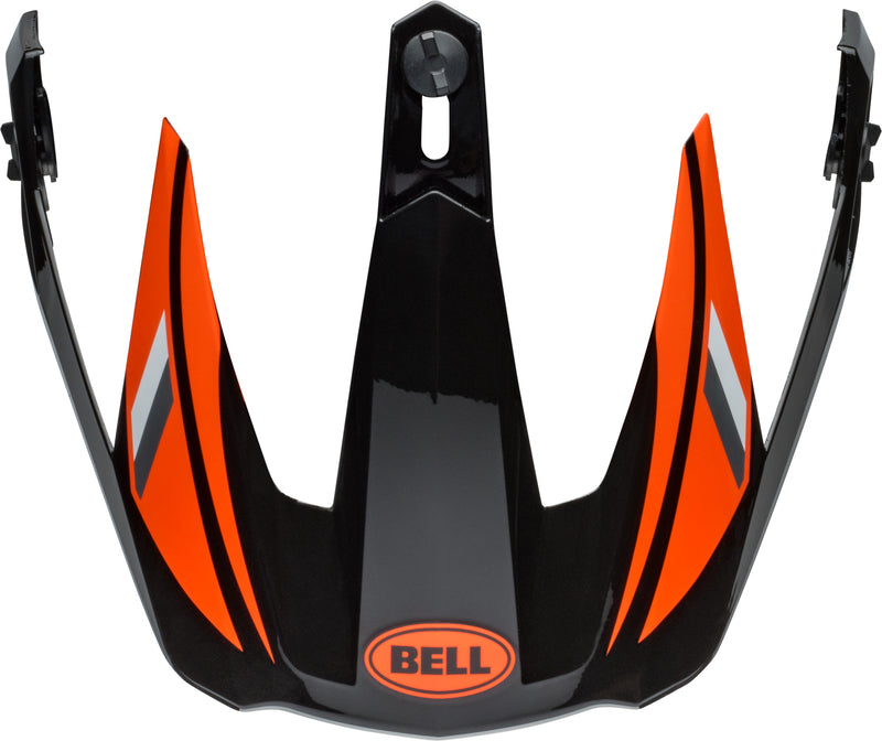 BELL MX-9 Adventure Mips Kšilt - Alpine Lesklá černá/Oranžová