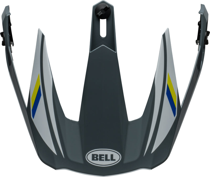 BELL MX-9 Adventure Mips Kšilt - Alpine Lesklá Šedá/Modrá