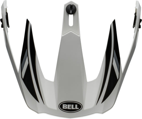 BELL MX-9 Adventure Mips Kšilt - Alpine Lesklá bílá/Černá