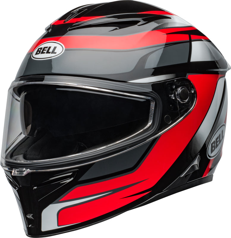 BELL Lithium Mips Přilba - Podium Lesklá černá/Červená