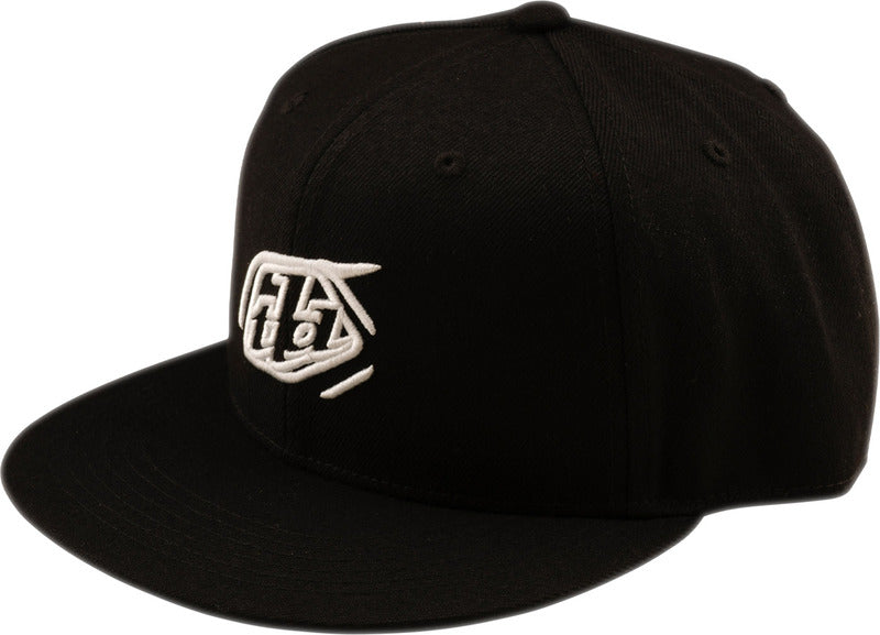 TROY LEE DESIGNS Prohnutý Snapback Badge Kšiltovka - Černá
