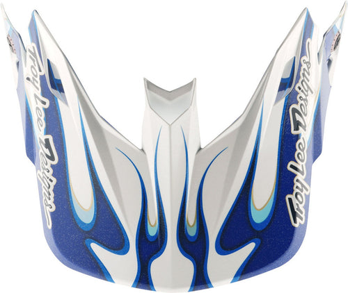 TROY LEE DESIGNS SE5 Kompozitní Kšilt Torched - Modrá