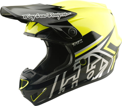 TROY LEE DESIGNS GP Pro Mips pro děti Přilba - Mono Flo Žlutá