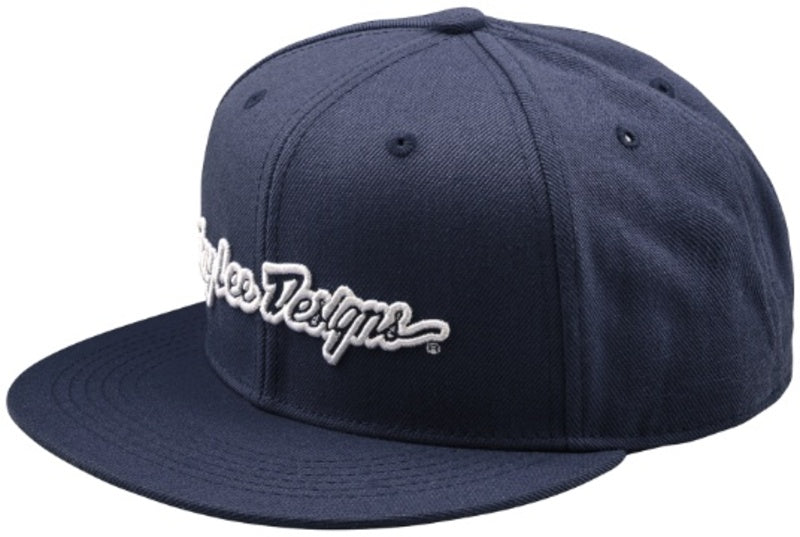 TROY LEE DESIGNS Matná Kšilt Snapback Signature - Indigo Kšiltovka
