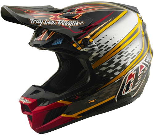 TROY LEE DESIGNS SE5 Composite Mips Přilba - Wings Černá