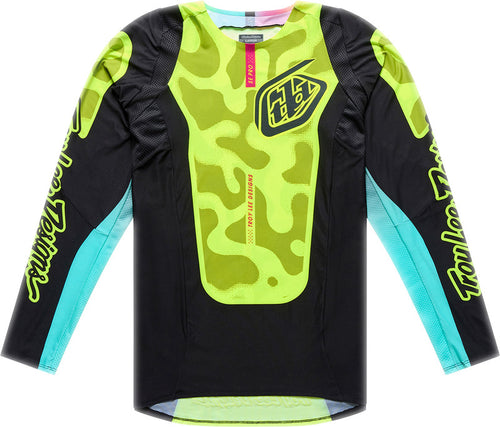 TROY LEE DESIGNS SE Pro pro děti Dres - Myth Černá/Flo Žlutá