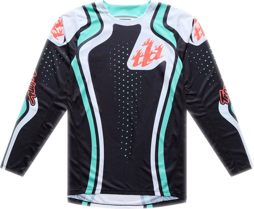 TROY LEE DESIGNS GP Pro Dres - Roller Černá/Tyrkysová