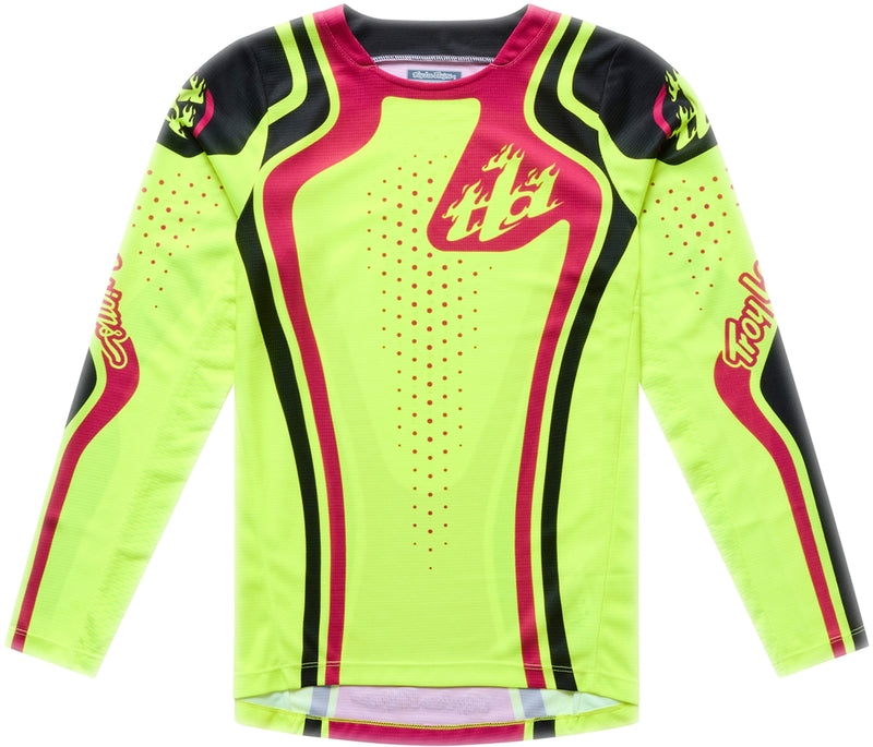 TROY LEE DESIGNS GP Pro pro děti Dres - Roller Flo Žlutá/Fuschia