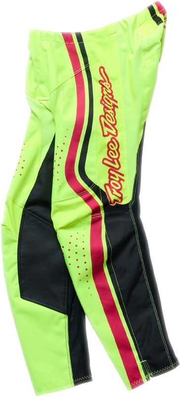 TROY LEE DESIGNS GP Pro Dětská Kalhoty - Roller Flo Žlutá/Fuschia