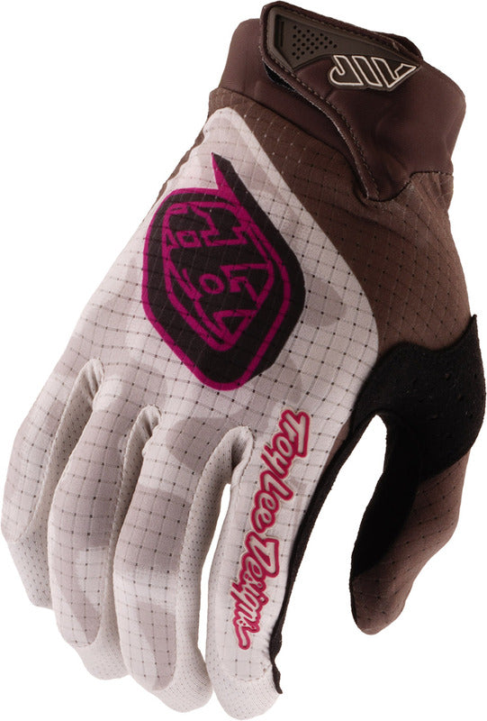 TROY LEE DESIGNS Air Rukavice - Myth Dark Olivová/Pumice