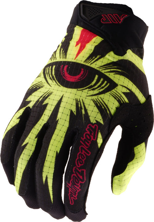 TROY LEE DESIGNS Air Rukavice - Cyclops Černá/Flo Žlutá