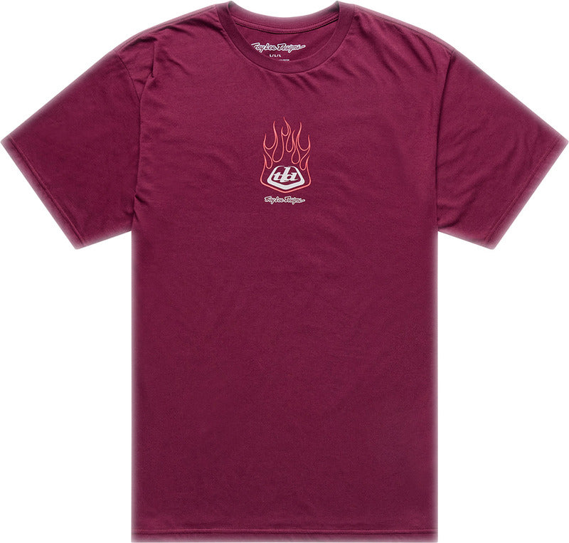 TROY LEE DESIGNS Flame2 Tričko - Sangria