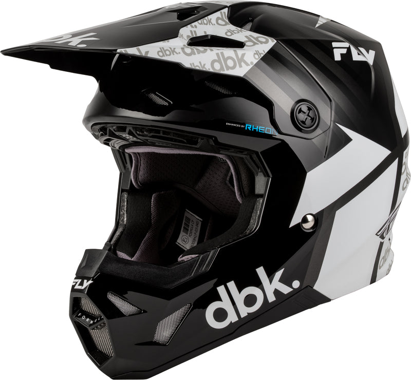 FLY RACING Formula CP DBK Přilba - Černá/Bílá/Šedá