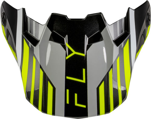 FLY RACING Formula CC Strike Kšilt - Šedá/Černá/Reflexní