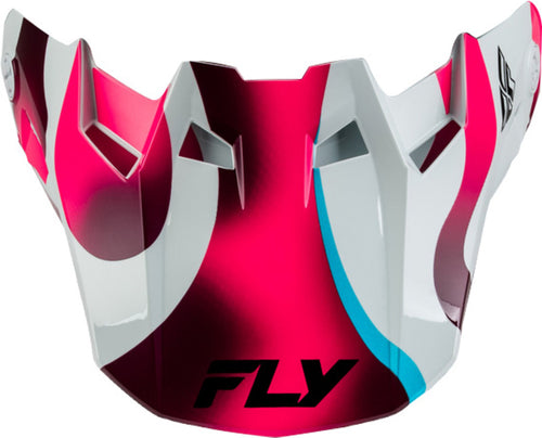 FLY RACING Formula CC Vibe Kšilt - Bílá/Růžová/Modrá