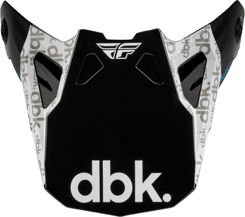 FLY RACING Formula CP DBK Kšilt - Černá/Bílá/Šedá