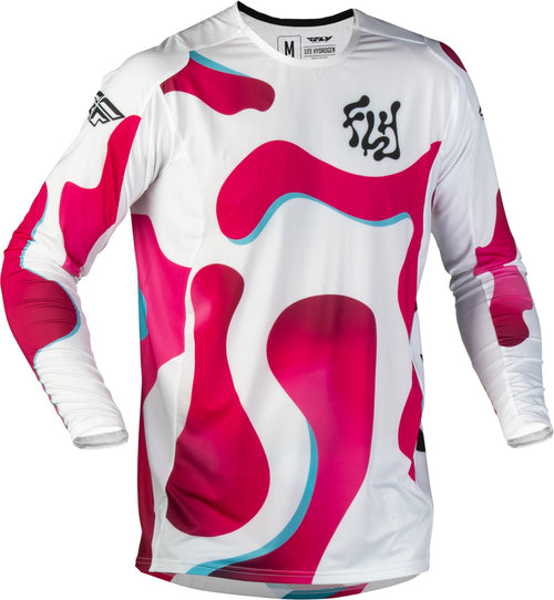 FLY RACING Lite Vibe Dres - Bílá/Růžová/Modrá