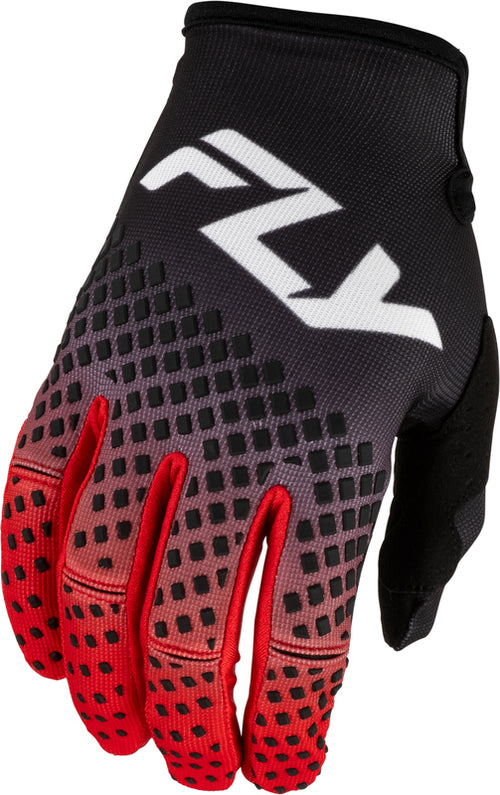 FLY RACING Kinetic Fade Rukavice - Černá/Červená/Bílá