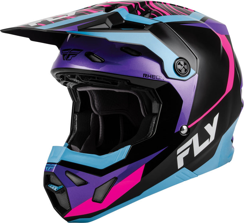 FLY RACING Formula CP Charge pro děti Přilba - Černá/Fialová/Růžová/Modrá