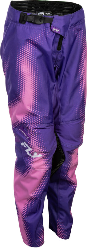 FLY RACING pro děti Kinetic Torch Kalhoty - Fialová/Růžová