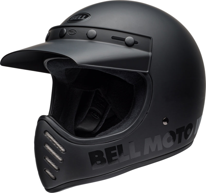 BELL Moto-3 Classic Přilba - Matná/Lesklá Blackout