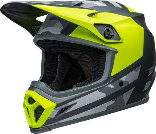 BELL MX-9 Mips Přilba - Alter Ego Matná Hi-Viz/Kamufláž