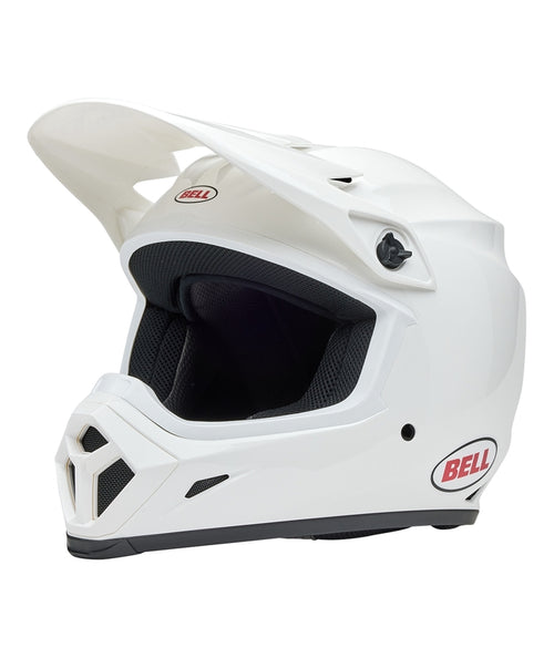 BELL MX-9 Mips Přilba - Lesklá Jednobarevná Bílá
