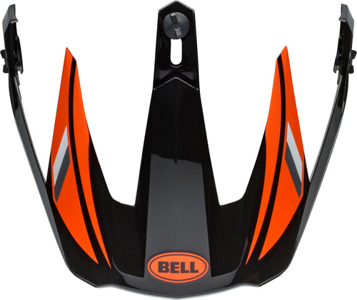 BELL MX-9 Adventure Mips Kšilt - Alpine Lesklá černá/Oranžová