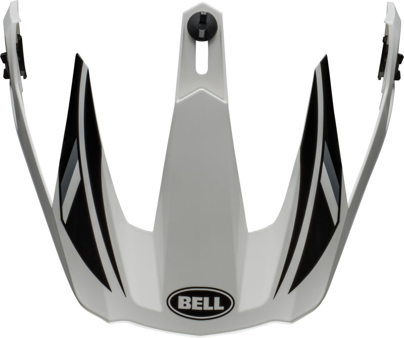 BELL MX-9 Adventure Mips Kšilt - Alpine Lesklá bílá/Černá