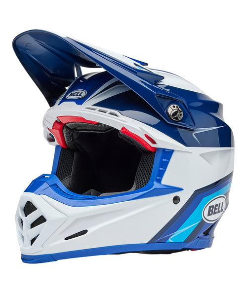 BELL Moto-9S Flex Přilba - Merchant Lesklá Blues