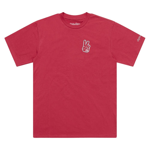 TROY LEE DESIGNS Peace Out Tričko - Fuchsia