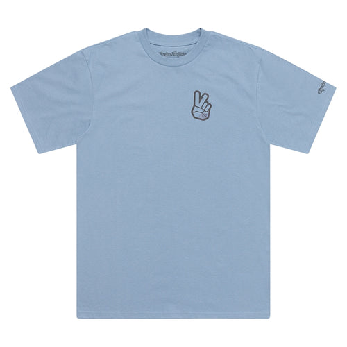 TROY LEE DESIGNS Peace Out Tričko - Kouřová Modrá