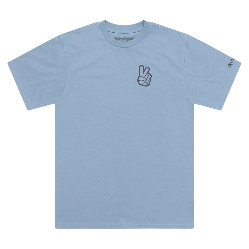 TROY LEE DESIGNS Peace Out Tričko - Kouřová Modrá
