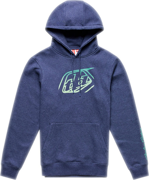 TROY LEE DESIGNS Badge Mikina - Tmavě modrá Heather