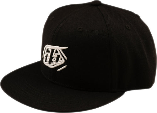 TROY LEE DESIGNS Prohnutý Snapback Badge Kšiltovka - Černá