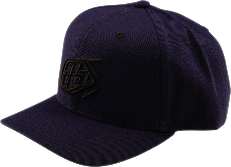 TROY LEE DESIGNS Prohnutý Snapback Badge - Indigo Kšiltovka