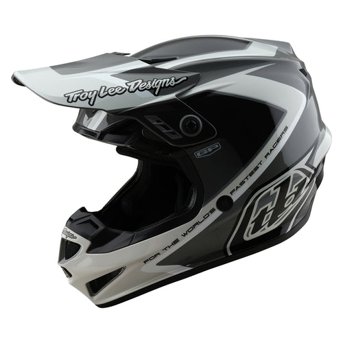 TROY LEE DESIGNS GP Shutter Přilba - Šedá/Bílá