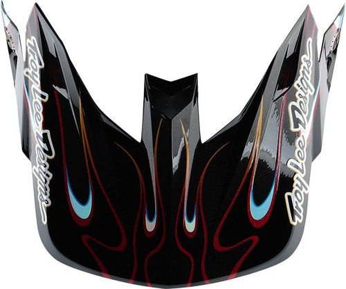 TROY LEE DESIGNS SE5 Karbonová Kšilt Torched - Černá/rouge