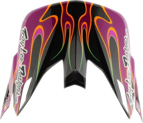 TROY LEE DESIGNS SE5 Karbonová Kšilt - Torched Fialová