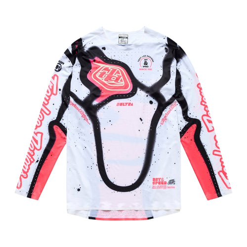 TROY LEE DESIGNS SE Ultra Membrána Dres - Bílá/Infra Červená