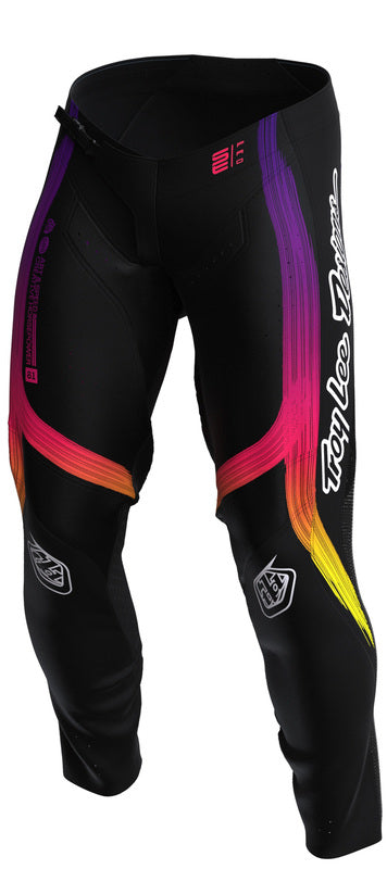 TROY LEE DESIGNS SE Pro Pruhy Kalhoty - Černá/Vícebarevná