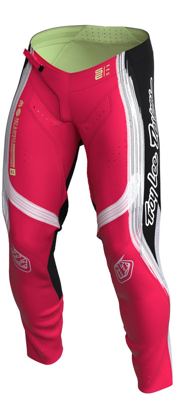 TROY LEE DESIGNS SE Pro Pruhy Kalhoty - Infra Červená/Černá