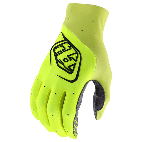 TROY LEE DESIGNS SE Ultra Rukavice - Jednobarevná Neon Žlutá/Šedá