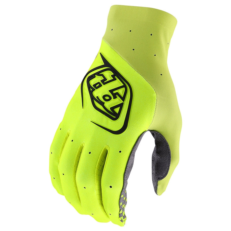 TROY LEE DESIGNS SE Ultra Rukavice - Jednobarevná Neon Žlutá/Šedá