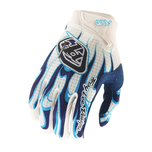 TROY LEE DESIGNS Air Rukavice - Torched Bílá/Modrá