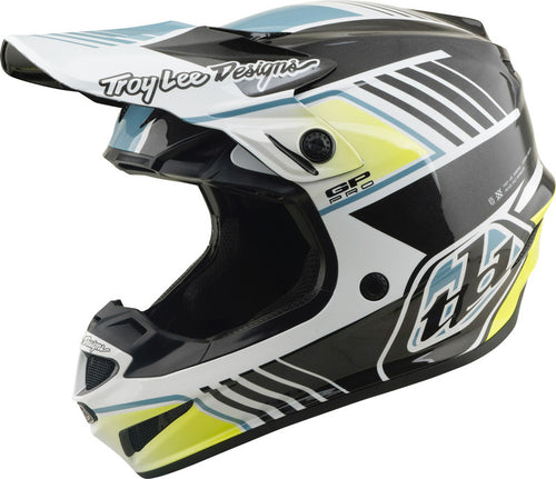TROY LEE DESIGNS GP Pro Mips pro děti Přilba - Segment Šedá