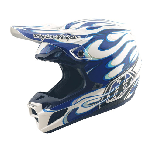 TROY LEE DESIGNS SE5 Kompozitní Torched Přilba - Modrá